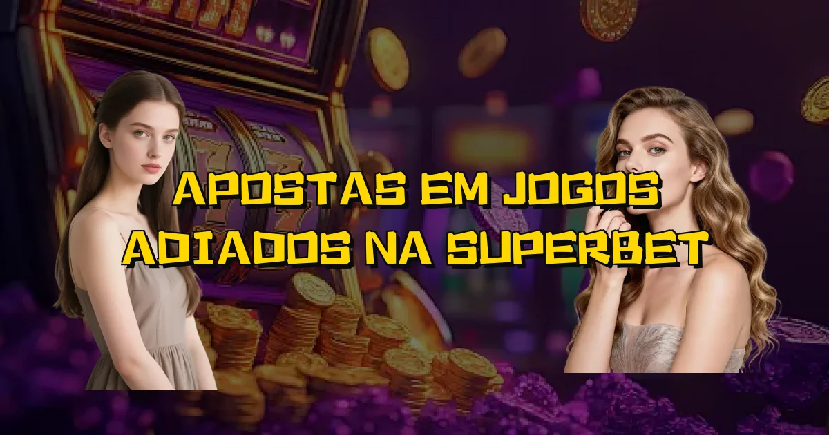 Apostas Em Jogos Adiados Na Superbet Oficial