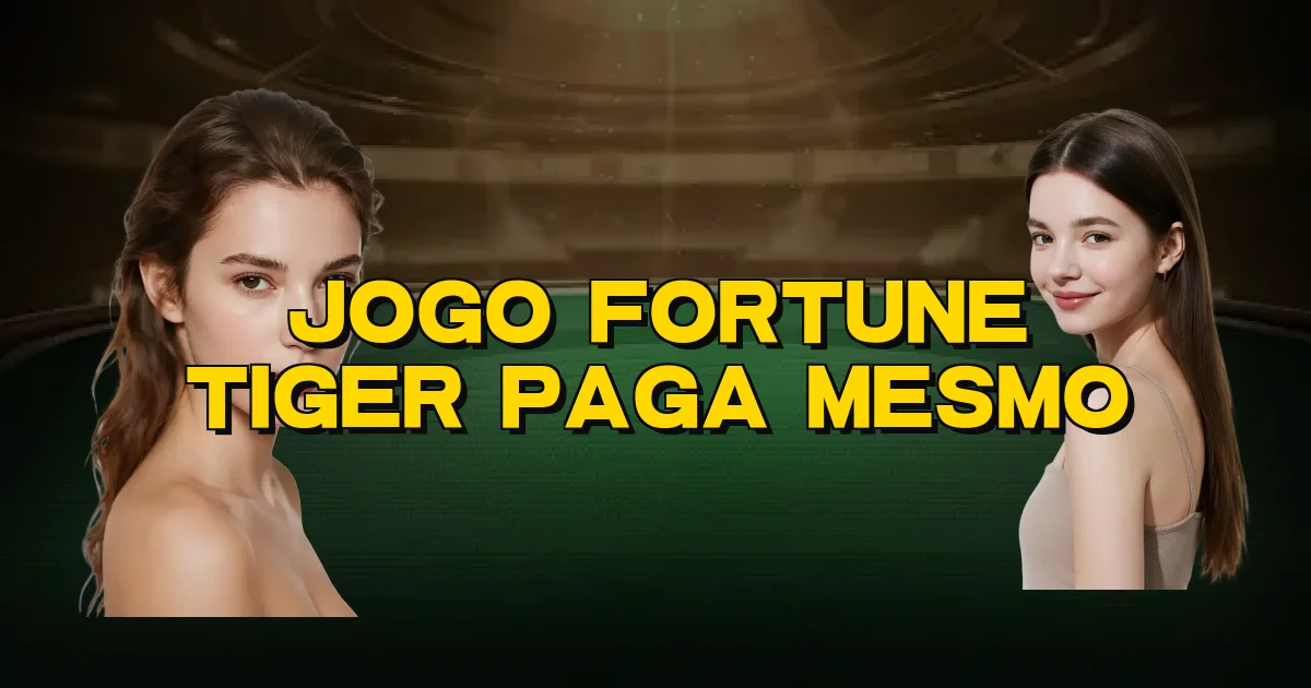 Jogo Fortune Tiger Paga Mesmo Oficial